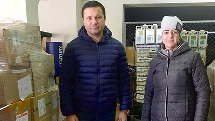 Сорокатонна фура гуманітарної допомоги з Німеччини прибула у Тернопіль.