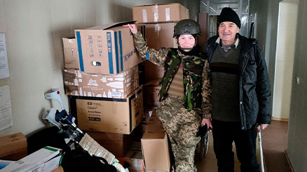 Благодійний фонд Ігоря Гуди «Твори добро» передав гуманітарну допомогу у Бородянку