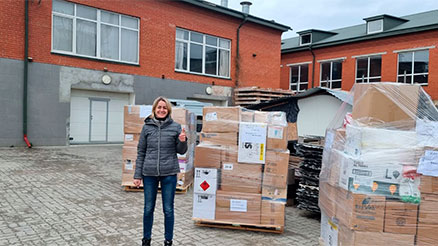 Благодійний фонд «Твори добро» передав черговий гуманітарний вантаж у Харківську клінічну лікарню №2